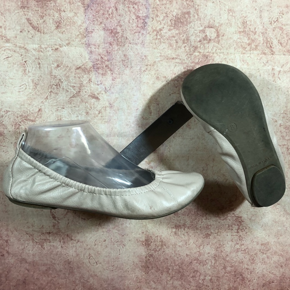 Old Navy Flexible Taupe Ballet Flats Wmns Sz 8 s78